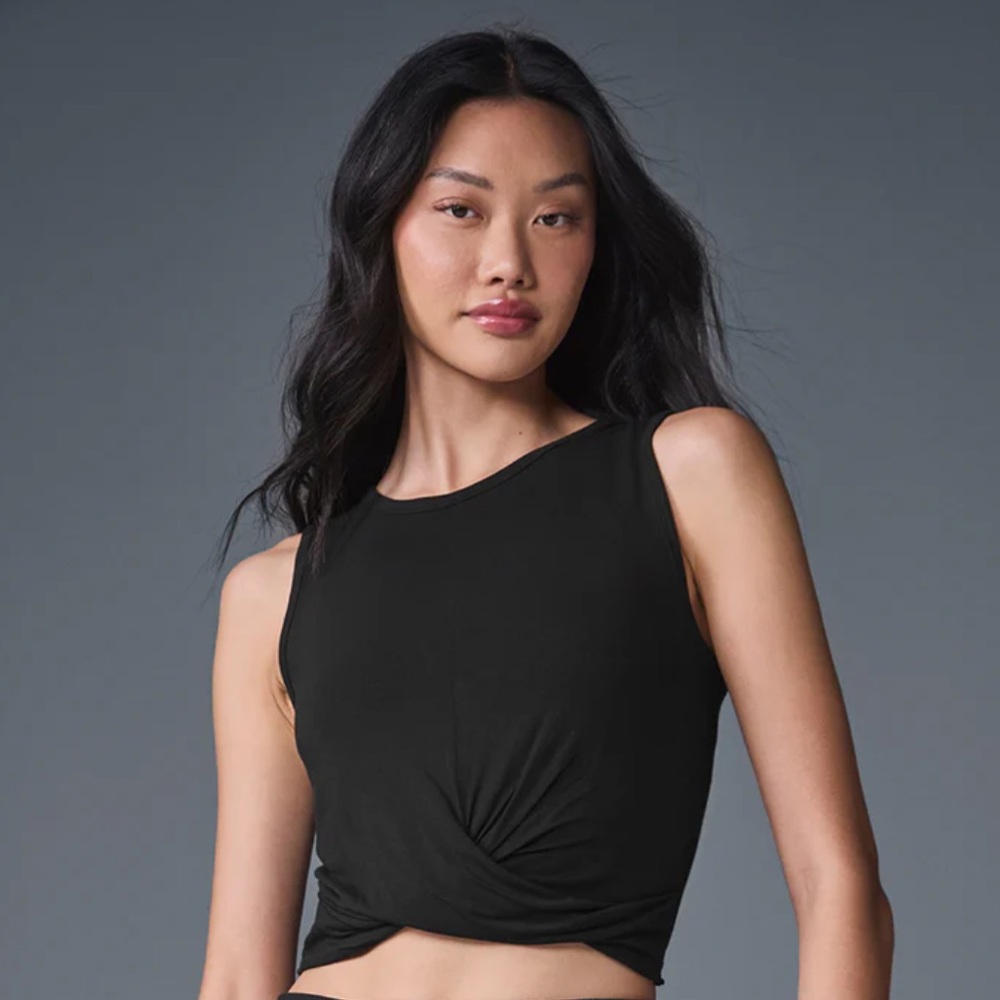 ALO Yoga black Cover Tank